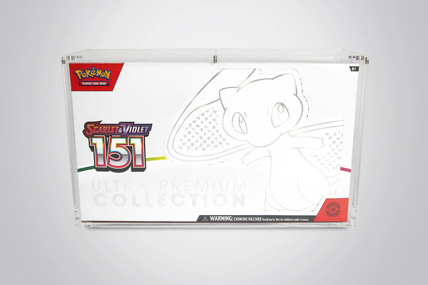 Mew Ultra Premium Collection Acrylic Display Case - Front - Prism & Pocket