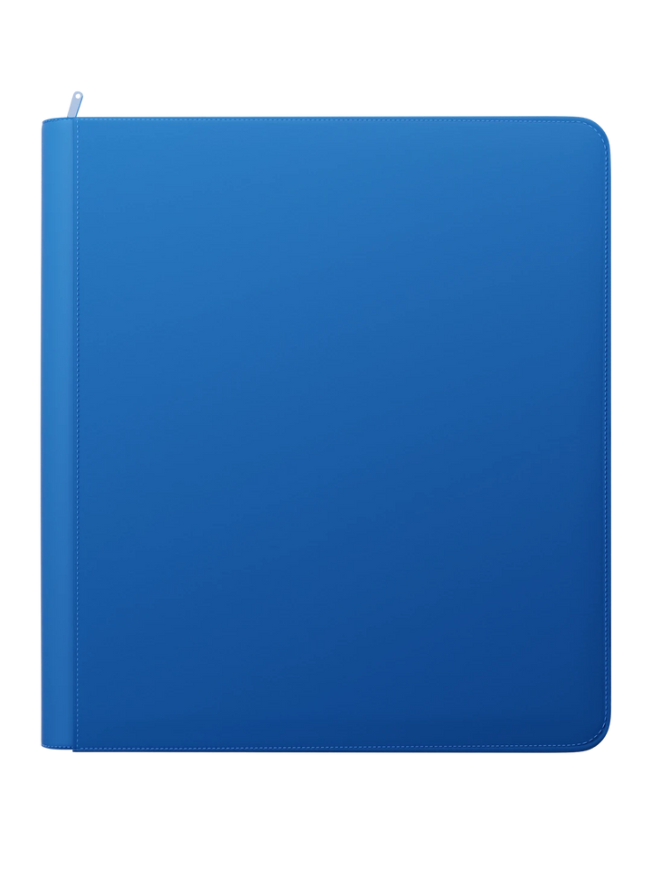 Stealth 12 Pocket Zip Binder - Blue - Detail - Prism &amp; Pocket