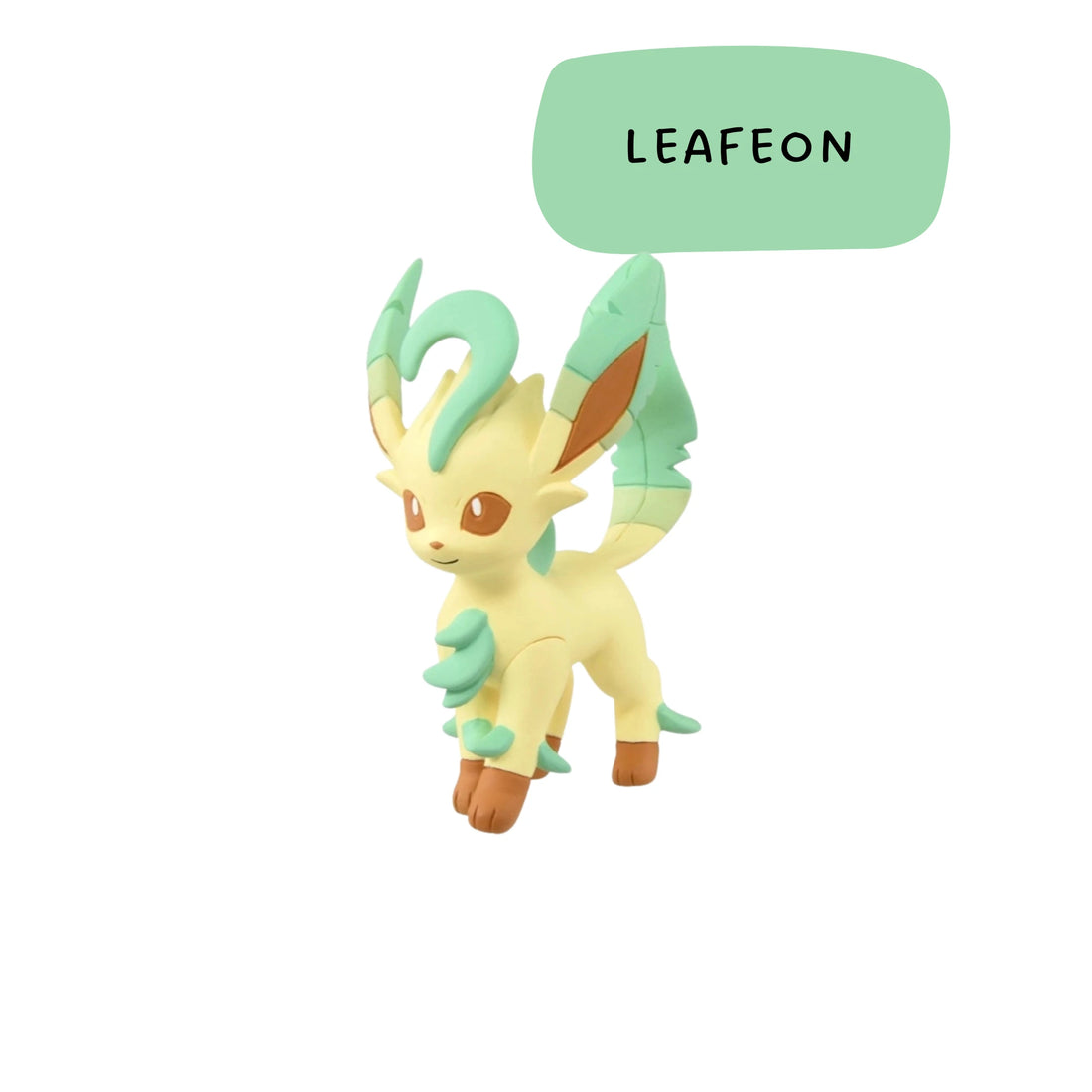 Pokémon Monster Collection Leafeon Figure - Front - Prism & Pocket