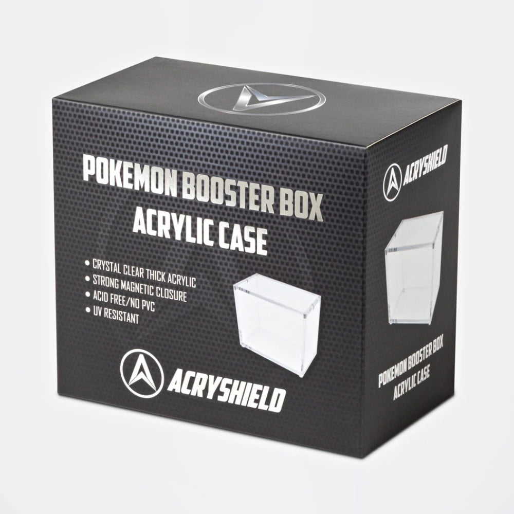 Pokémon Booster Box Acrylic Display Case - Reverse - Prism & Pocket