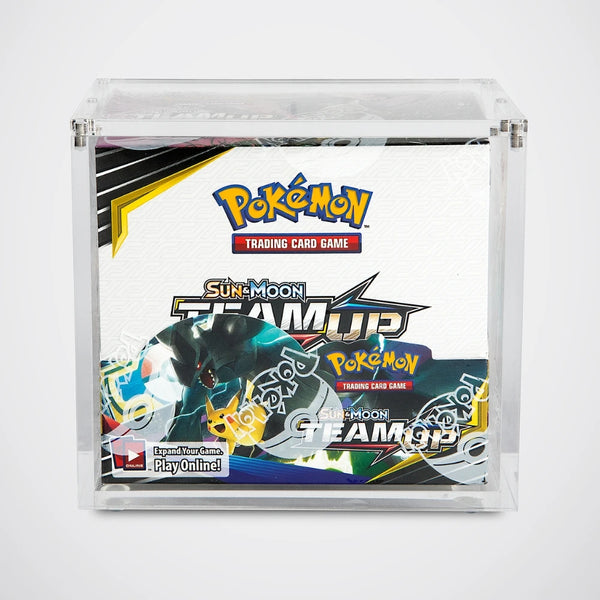 Pokémon Booster Box Acrylic Display Case - Front - Prism & Pocket