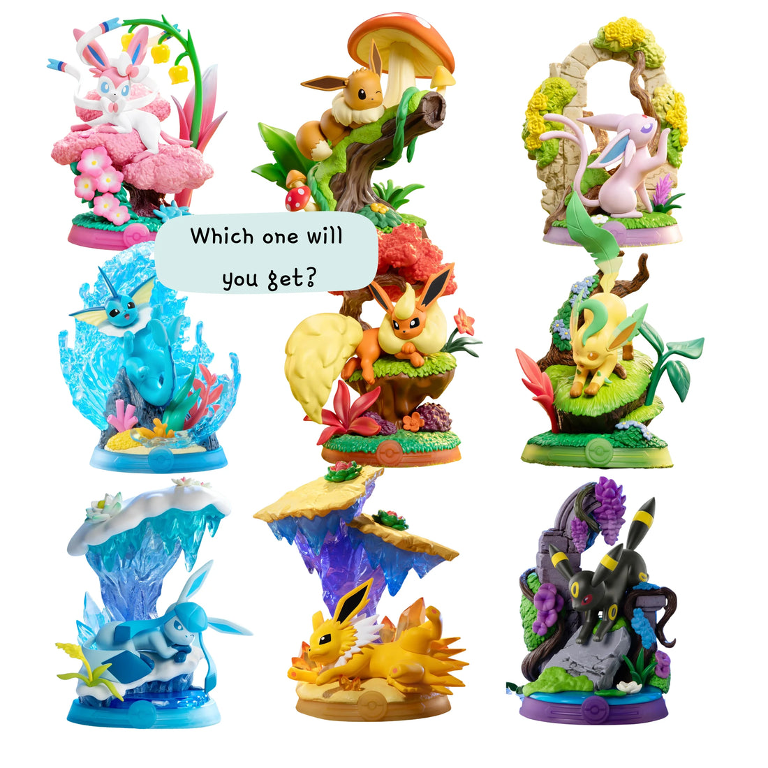Pokémon Eevee Horizon Series Blind Box Figure - All 8 Variants - Prism & Pocket