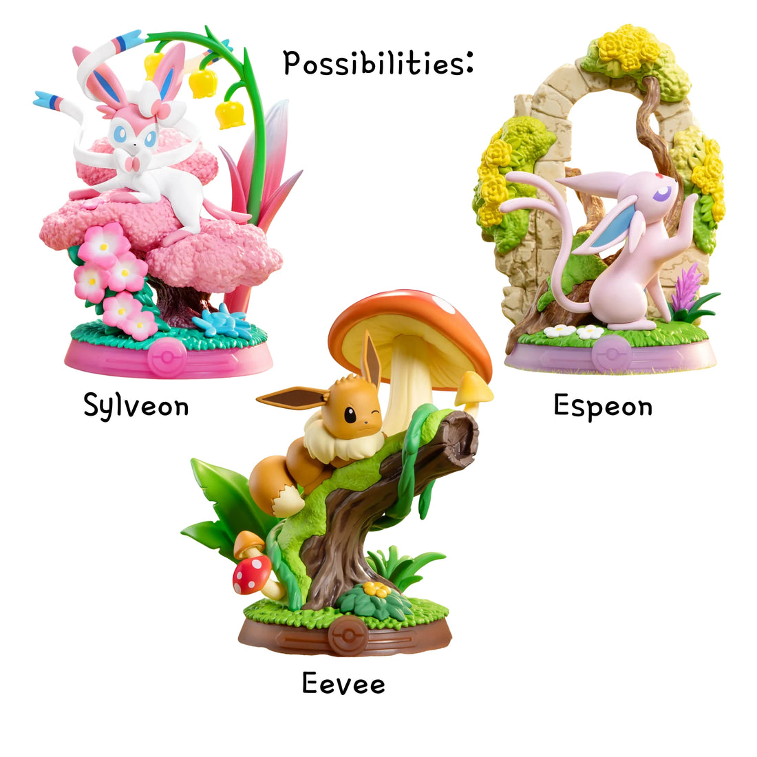 Pokémon Eevee Horizon Series Blind Box Figure - Sylveon, Espeon & Eevee Variants - Prism & Pocket