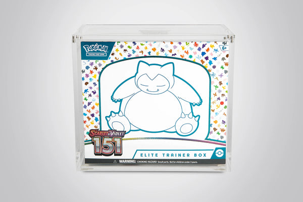 Pokémon Elite Trainer Box Acrylic Display Case - Front - Prism & Pocket