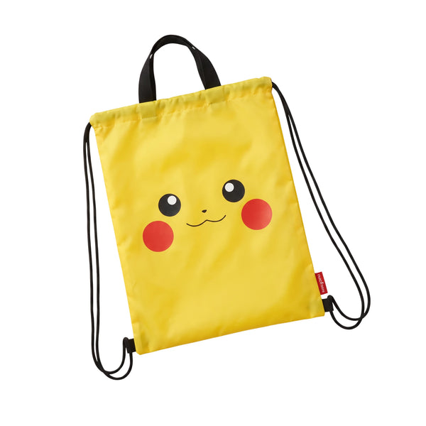 Pokémon Pika Face Drawstring Bag – Official Licensed Merchandise - Front - Prism & Pocket