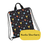 Pokémon Friends - Kanto Starters Drawstring Bag – Official Licensed Merchandise - Reverse - Prism & Pocket