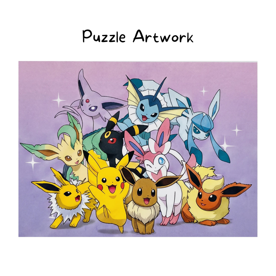 Pokémon Puzzle 108 Pieces – Pikachu and Eevee Friends - Reverse - Prism & Pocket