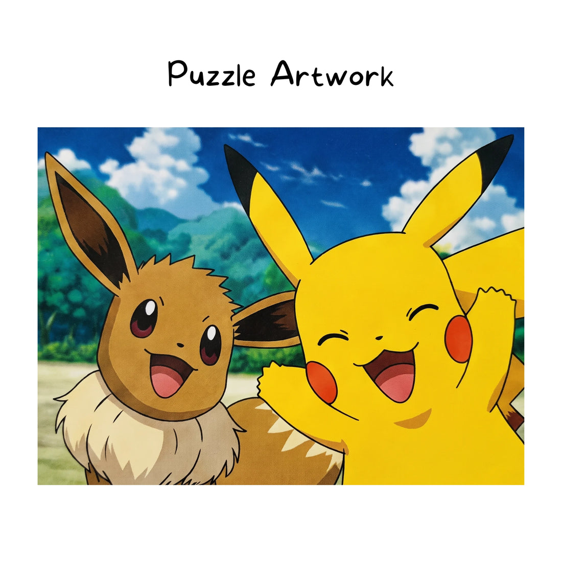 Pokémon Puzzle 108 Pieces – Nice to Meet You, Pikachu and Eevee - Reverse - Prism & Pocket