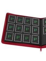 Stealth 12 Pocket Zip Binder - Red - Palms Off Gaming - Lifestyle 4 - Prism & Pocket