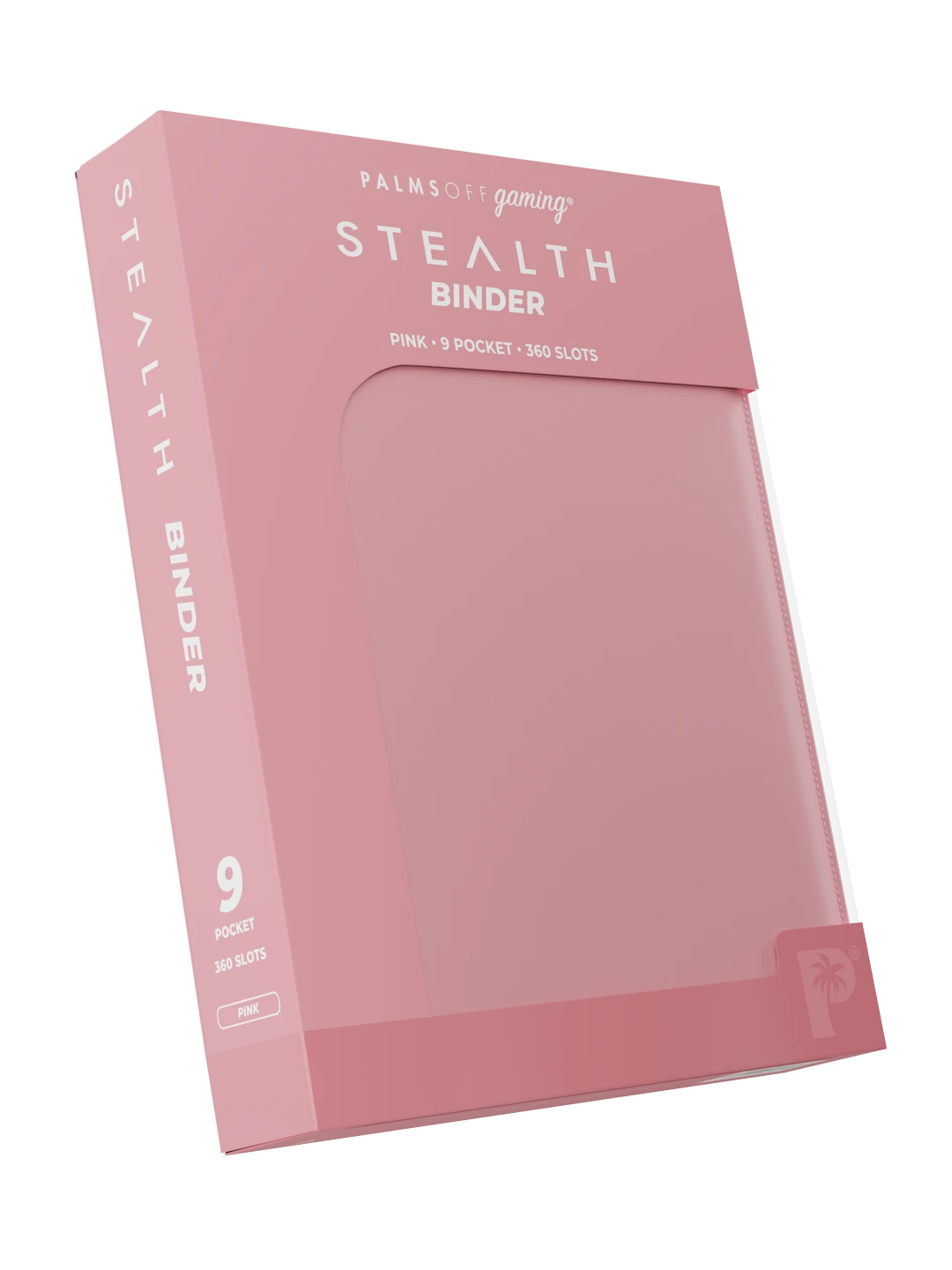 Stealth 9 Pocket Zip Binder - Pink - Palms Off Gaming - Detail - Prism & Pocket