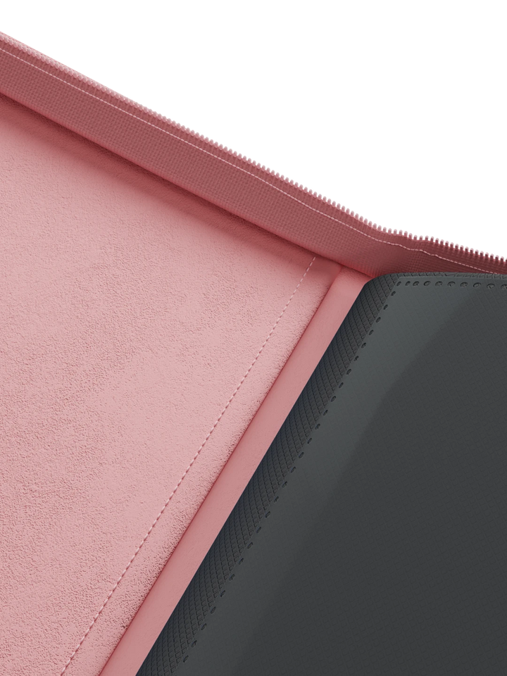 Stealth 9 Pocket Zip Binder - Pink - Palms Off Gaming - Lifestyle 3 - Prism &amp; Pocket