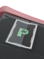 Stealth 9 Pocket Zip Binder - Pink - Palms Off Gaming - Reverse - Prism & Pocket