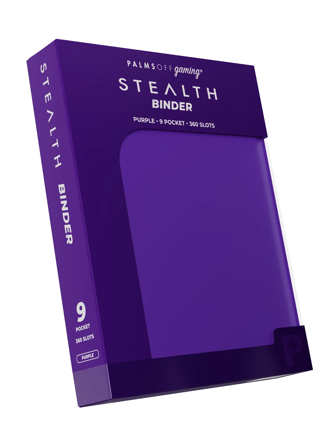 Stealth 9 Pocket Zip Binder - Purple - Detail - Prism & Pocket
