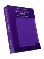 Stealth 9 Pocket Zip Binder - Purple - Detail - Prism & Pocket