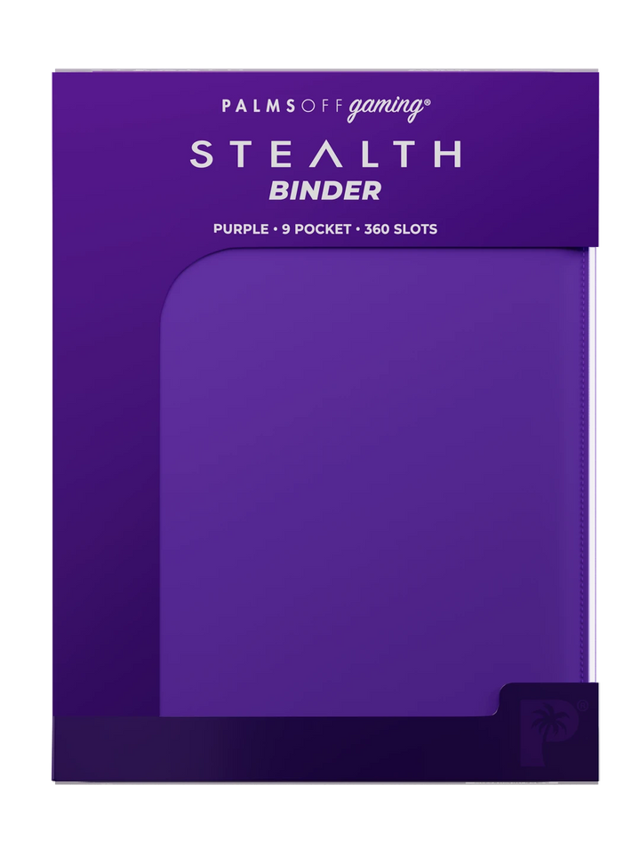Stealth 9 Pocket Zip Binder - Purple - Packaging - Prism &amp; Pocket