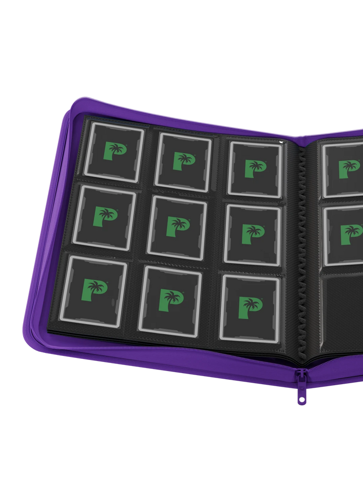Stealth 9 Pocket Zip Binder - Purple - Lifestyle 2 - Prism &amp; Pocket