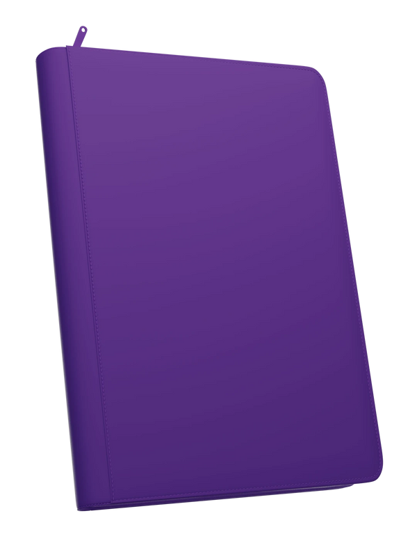 Stealth 9 Pocket Zip Binder - Purple - Front - Prism & Pocket