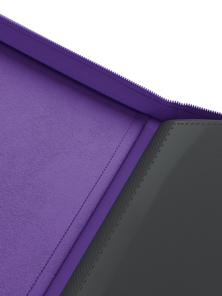 Stealth 9 Pocket Zip Binder - Purple - Lifestyle 3 - Prism &amp; Pocket