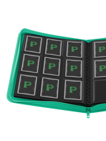 Stealth 9 Pocket Zip Binder - Turquoise - Palms Off Gaming - Lifestyle 2 - Prism & Pocket