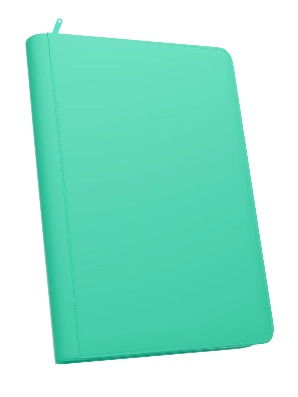 Stealth 9 Pocket Zip Binder - Turquoise - Palms Off Gaming - Front - Prism & Pocket