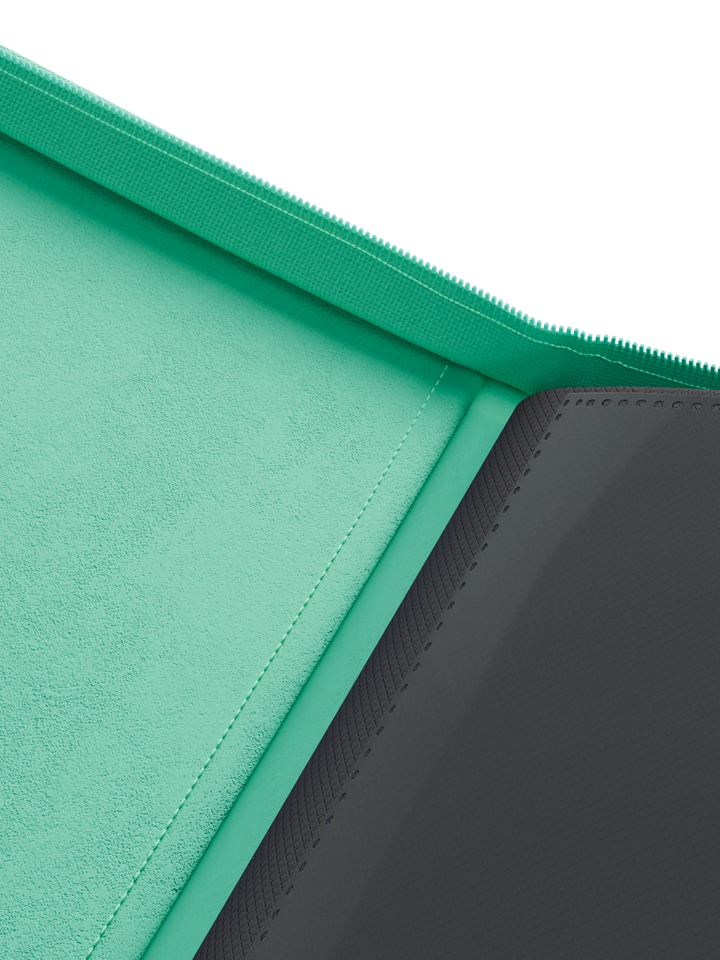Stealth 9 Pocket Zip Binder - Turquoise - Palms Off Gaming - Lifestyle 3 - Prism &amp; Pocket