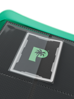 Stealth 9 Pocket Zip Binder - Turquoise - Palms Off Gaming - Reverse - Prism & Pocket
