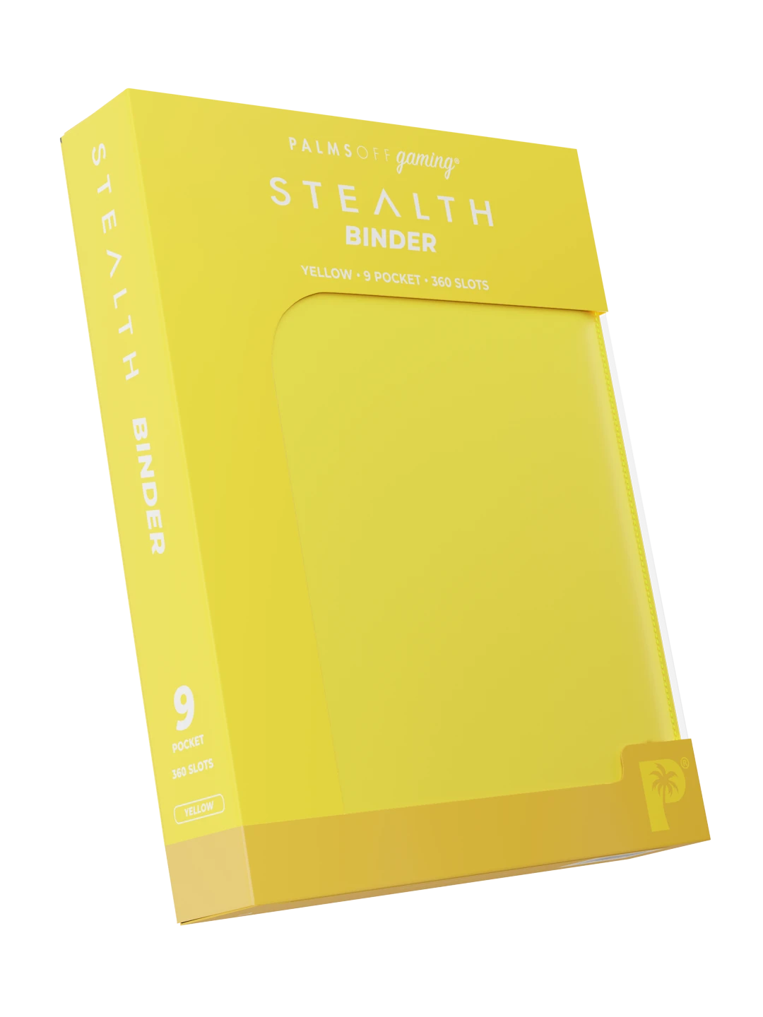 Stealth 9 Pocket Zip Binder - Yellow - Palms Off Gaming - Detail - Prism & Pocket