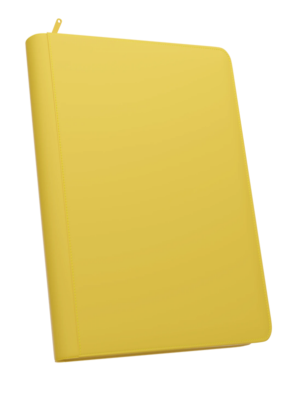 Stealth 9 Pocket Zip Binder - Yellow - Palms Off Gaming - Front - Prism & Pocket