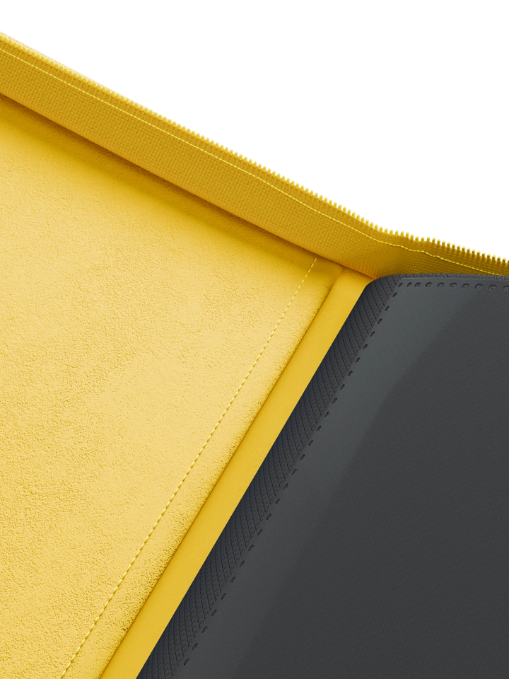 Stealth 9 Pocket Zip Binder - Yellow - Palms Off Gaming - Lifestyle 3 - Prism &amp; Pocket
