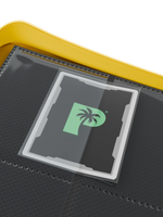 Stealth 9 Pocket Zip Binder - Yellow - Palms Off Gaming - Reverse - Prism & Pocket