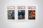 Triple PSA Graded Card Acrylic Display Case incl. Stand - Front - Prism & Pocket