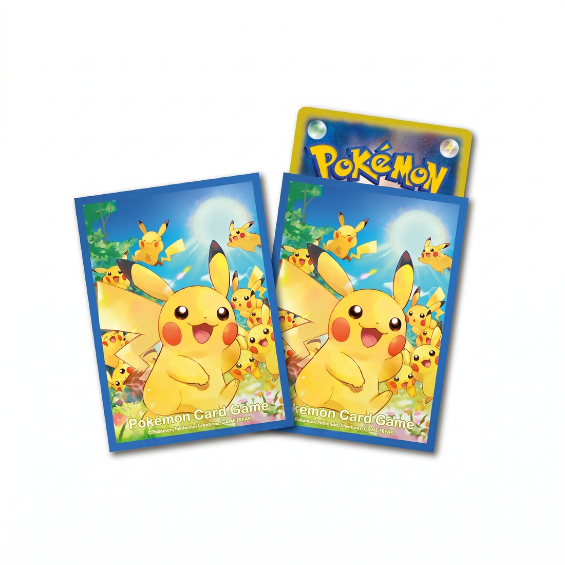 Pokémon TCG Deck Sleeves — Pikachu Gathering (64 Pack) - Prism & Pocket