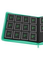 Stealth 12 Pocket Zip Binder - Turquoise - Palms Off Gaming - Lifestyle 3 - Prism & Pocket