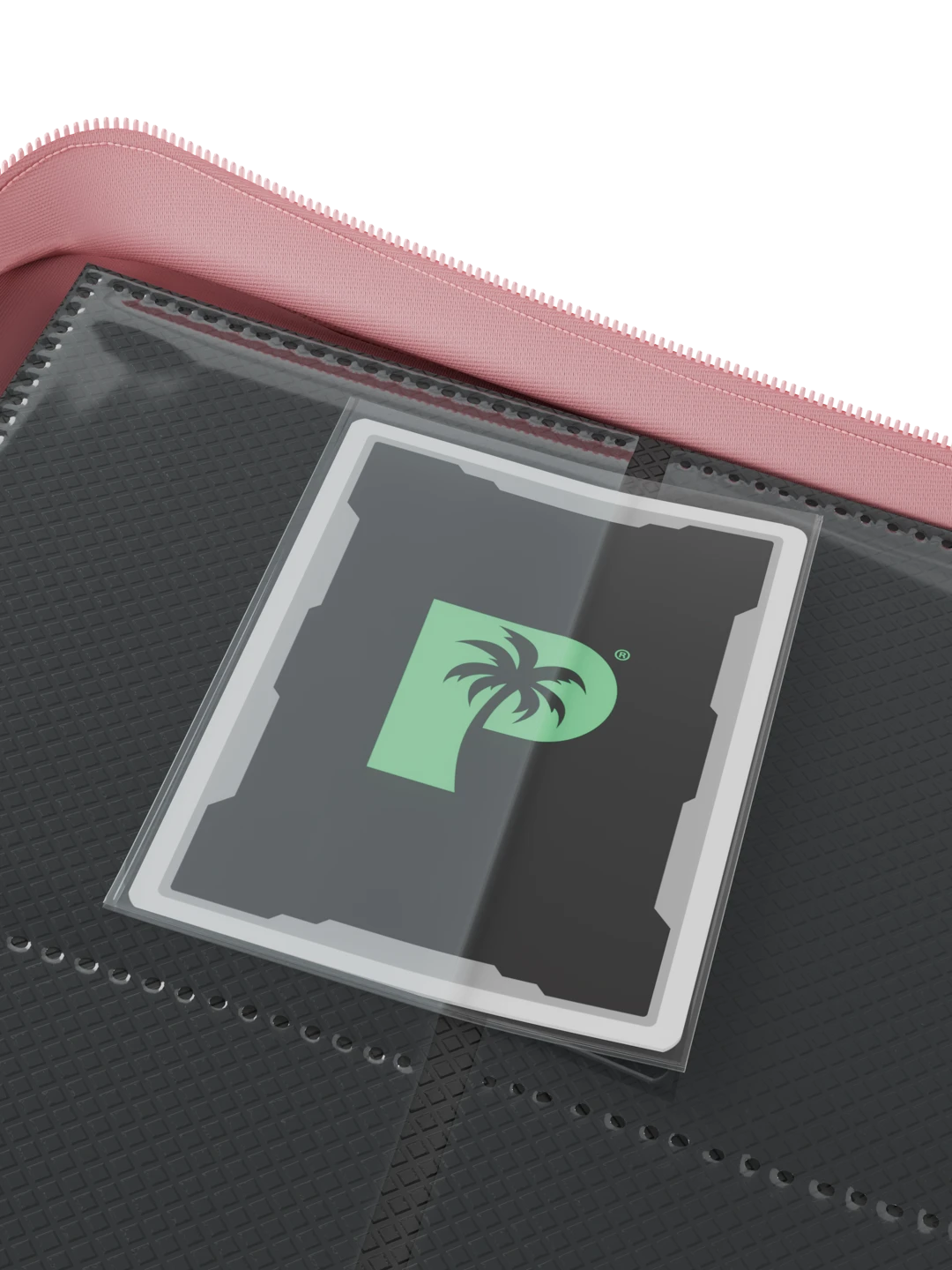 Stealth 12 Pocket Zip Binder - Pink - Reverse - Prism & Pocket