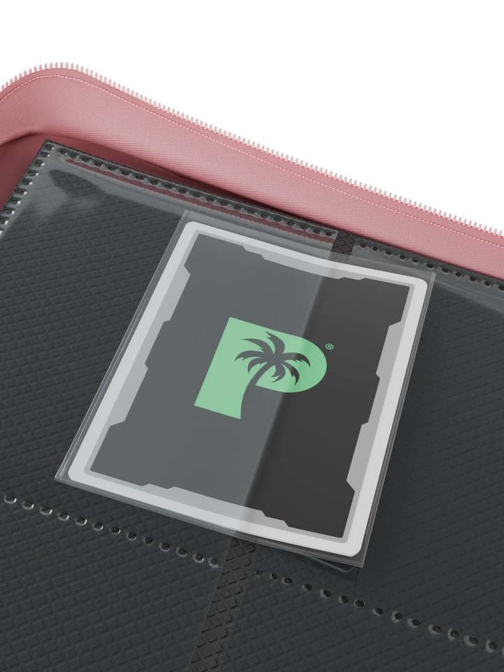 Stealth 12 Pocket Zip Binder - Pink - Reverse - Prism &amp; Pocket
